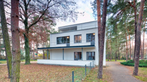 Meisterhäuser, Kandinsky, Klee, Bauhaus, Dessau-Roßlau, Sachsen-Anhalt, Deutschland, Architektur, Hausansicht, Meisterhäuser, Kandinsky, Klee, Bauhaus, Dessau-Roßlau, Sachsen-Anhalt, Deutschland, Architektur, Hausansicht,